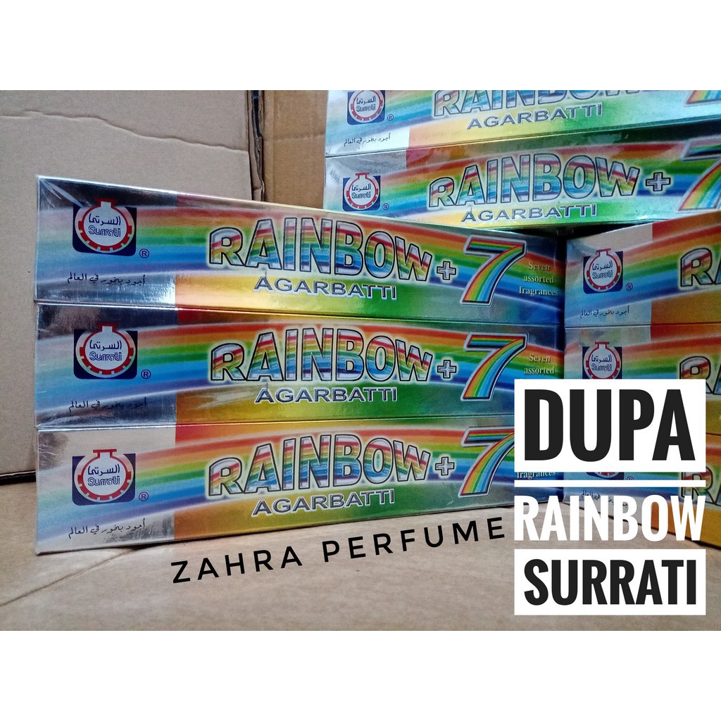 DUPA HAJI RAINBOW AGARBATTI BY SURRATI ASLI ORIGINAL LUSINAN