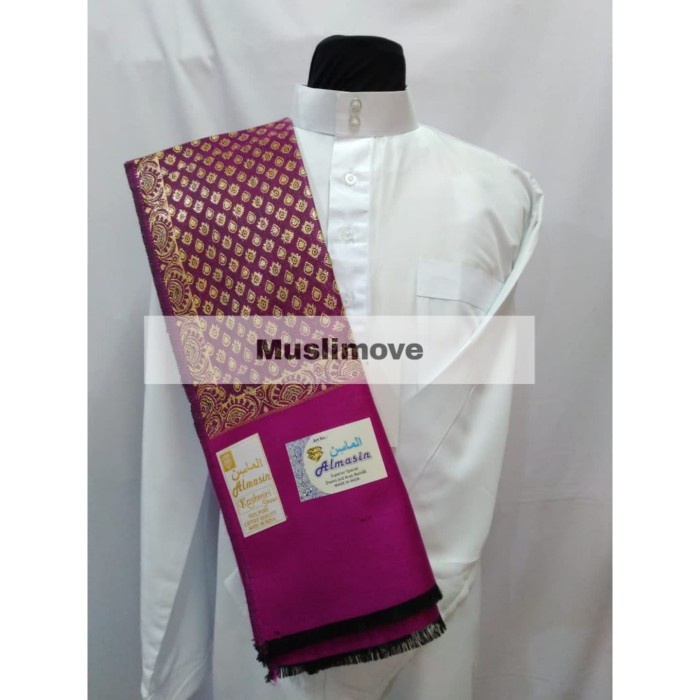 Sorban Almasin Kaycee Lurex Hight Quality (W0J0) Peci sorban imamah Hijab sorban segiempat Sorban pa