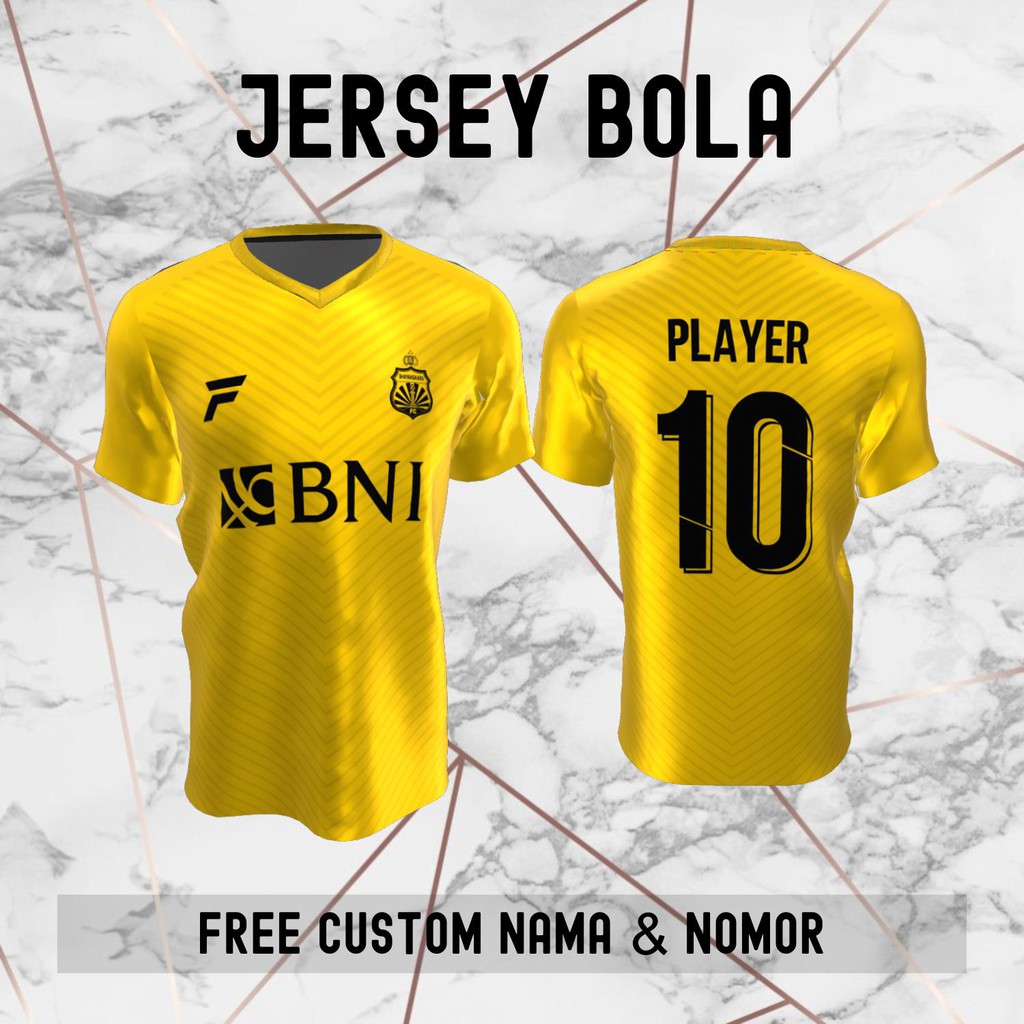 Jersey Bhayangkara FC Klub Bola Baju Kaos Custom Nama dan Nomor Punggung - 446