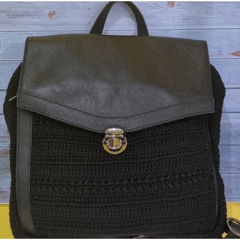 Preloved - Tas Ransel Wanita - Dowa warna Hitam