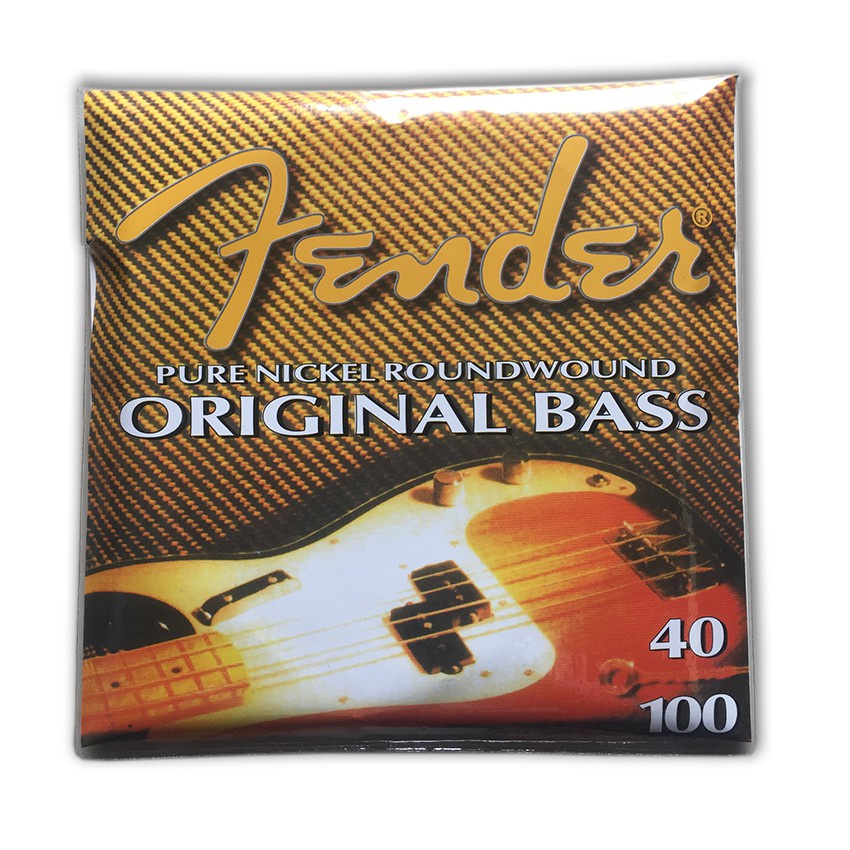 Senar Gitar Bass Akustik / Elektrik FENDER 7150L Original Bas Set 4pcs Bass Guitar Strings Pure Nick