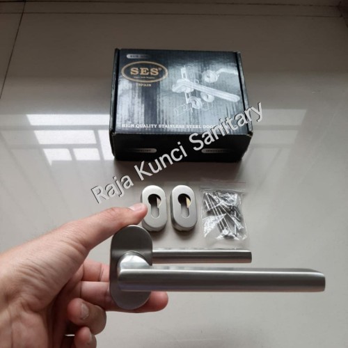 Paket Kunci Pintu Alumunium SES HA 003+Lockcase 30 mm+Cy Stainless