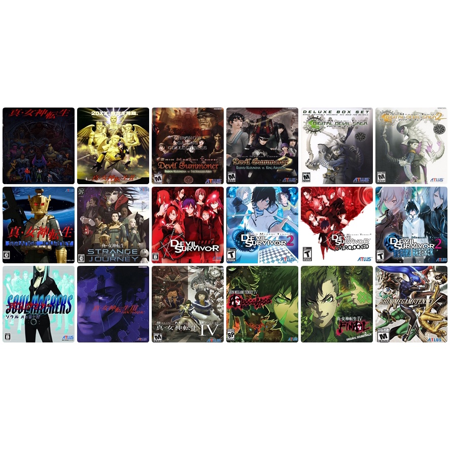 Shin Megami Tensei Game PC Laptop