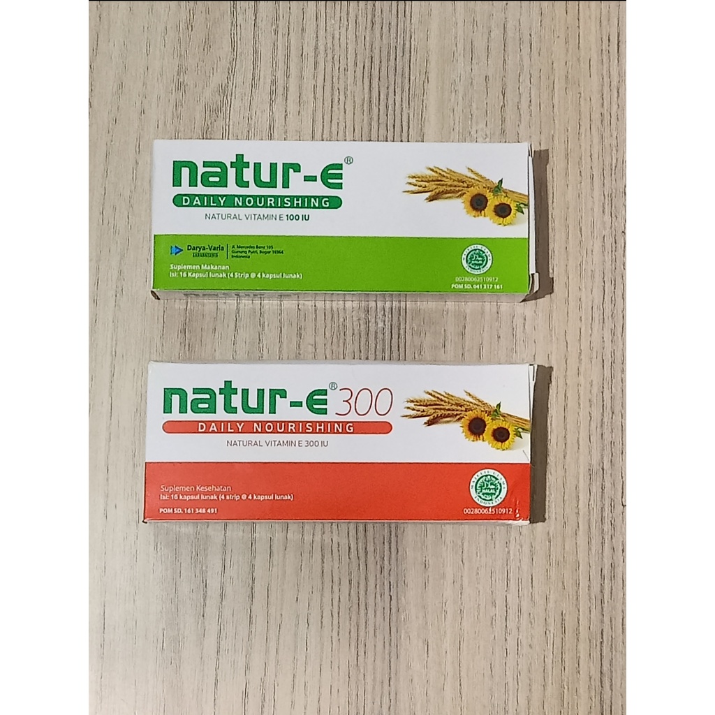 NATUR E 100 IU &amp; NATUR E 300 IU