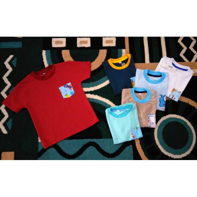 KAOS DIDI SHIRT KAOS POLO LACOSTE POLOS SAKU ANAK COWOK 1-3 TH