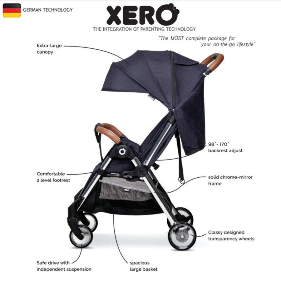 Xero Stroller AutoFold