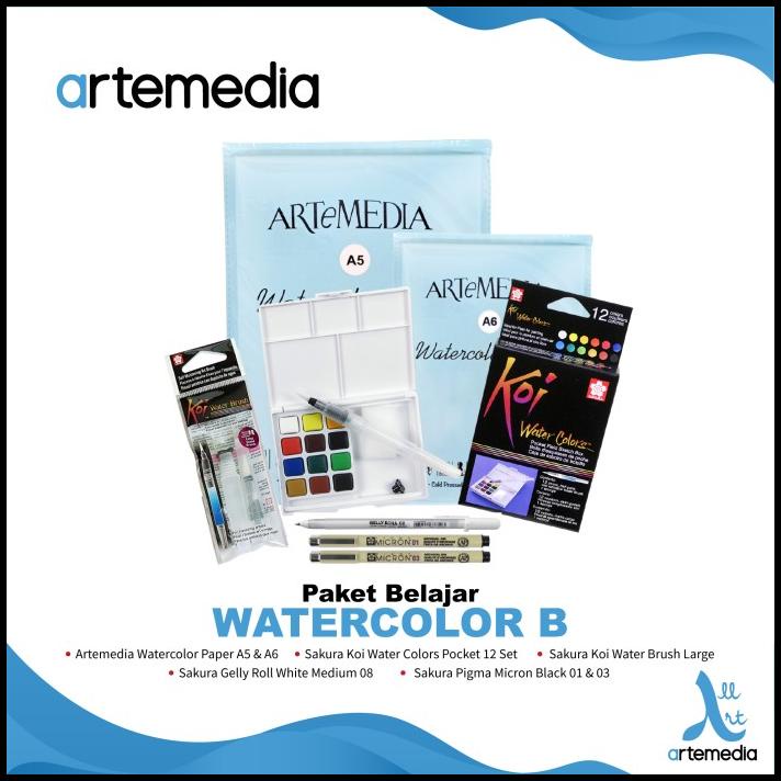 

Paket Belajar Watercolor - B