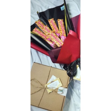 

bouket Snack / bouket Silverqueen / cokelat / bouket wisuda