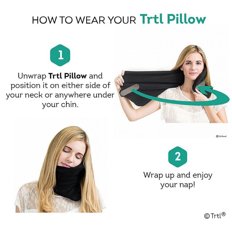 Bantal Leher Travel Pillow Bantal Selimut Lipat Senderan Kepala