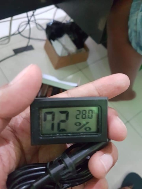 Mini Digital Thermometer &amp; Hygrometer With Probe