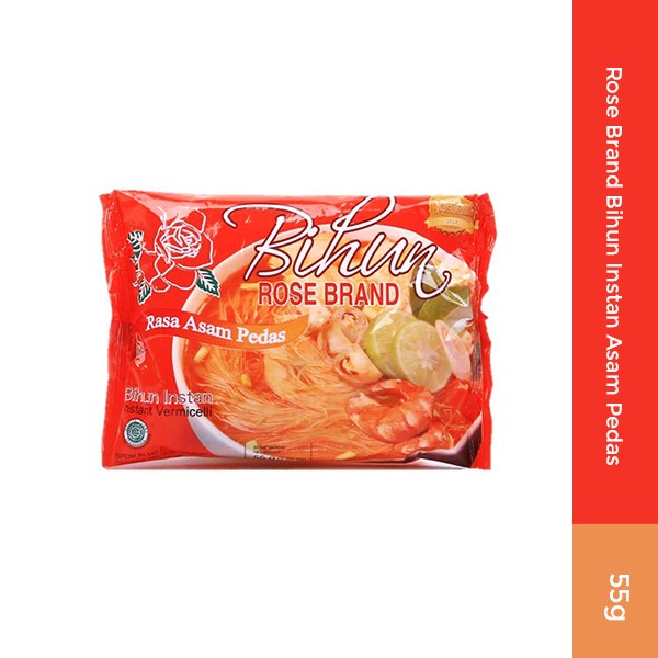 

soun-bihun- rose brand bihun instan asam pedas 55gr -bihun-soun.