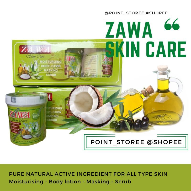 Skincare Bpom ZAWA POT 50 ml @3pc Original