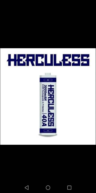 BATERAIVAPE  HERCULES 3000MAH 40A BATERAIHERCULES 18650