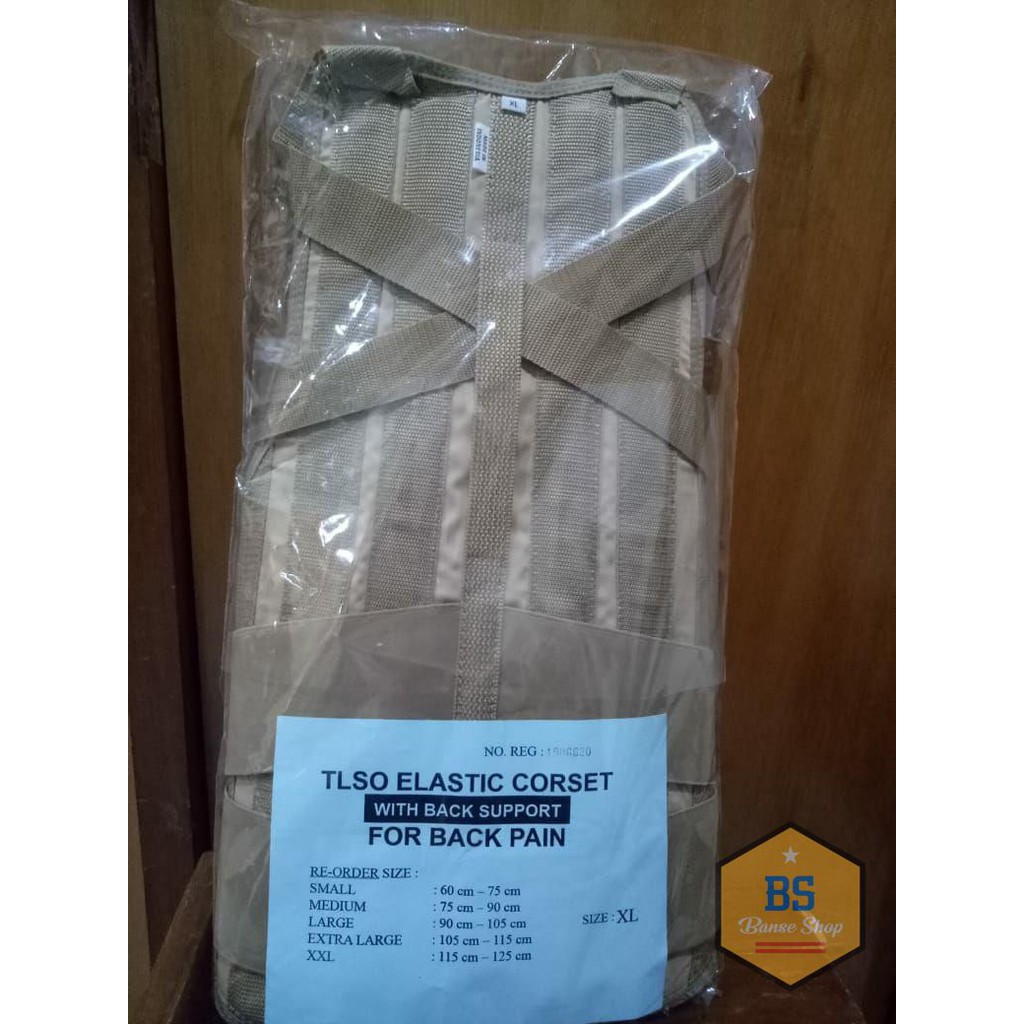 Korset Lumbar Penyangga Tulang Belakang / TLSO Elastic Corset