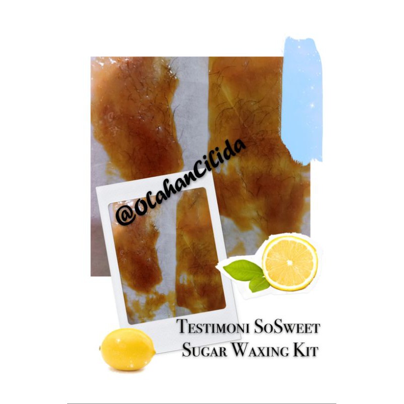 Promo! (320gr) SoSweet Sugar Waxing Kit / sugar wax / cold wax / sugarwax / cool wax