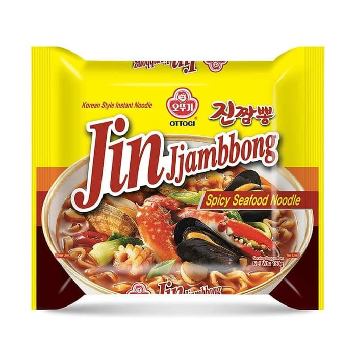

OTTOGI JIN JJAMBBONG SPICY SEAFOOD RAMEN.MIE KOREA (NON HALAL) 130gr