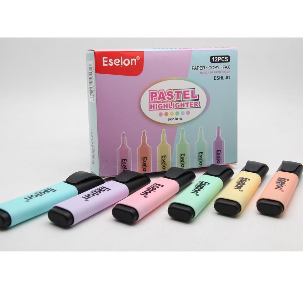 PENJUALAN TERBANYAK 12 PCS/ 1 LUSIN Stabilo / Stabilo pastel / Highlighter / Stabilo Eselon ESHL-01/