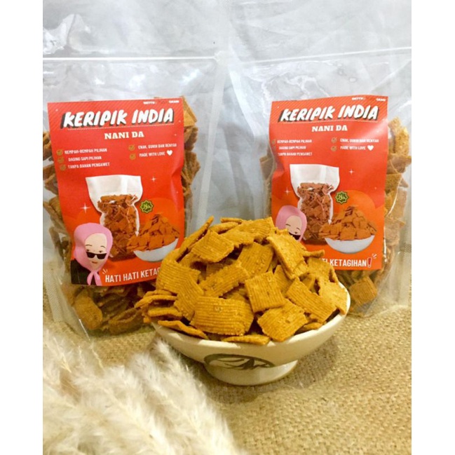 

Keripik India Pedas (500 gr)
