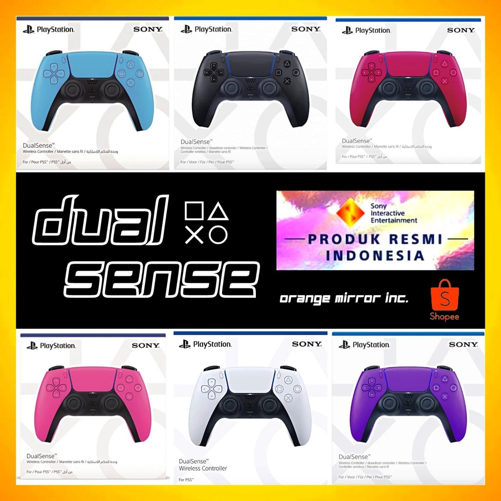 ⭐ - PS5 - CONTROLLER ⭐ 100% Original  | joystick stick stik aksesoris kaset bd game ps5 dual sense s