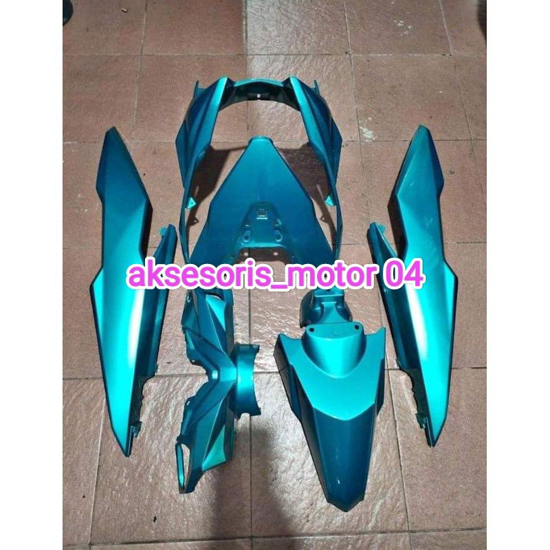 COVER BODY HALUS HONDA BEAT ECO BIRU CANDY 2016 - 2019 , BEAT FI HIJAO TOSCA
