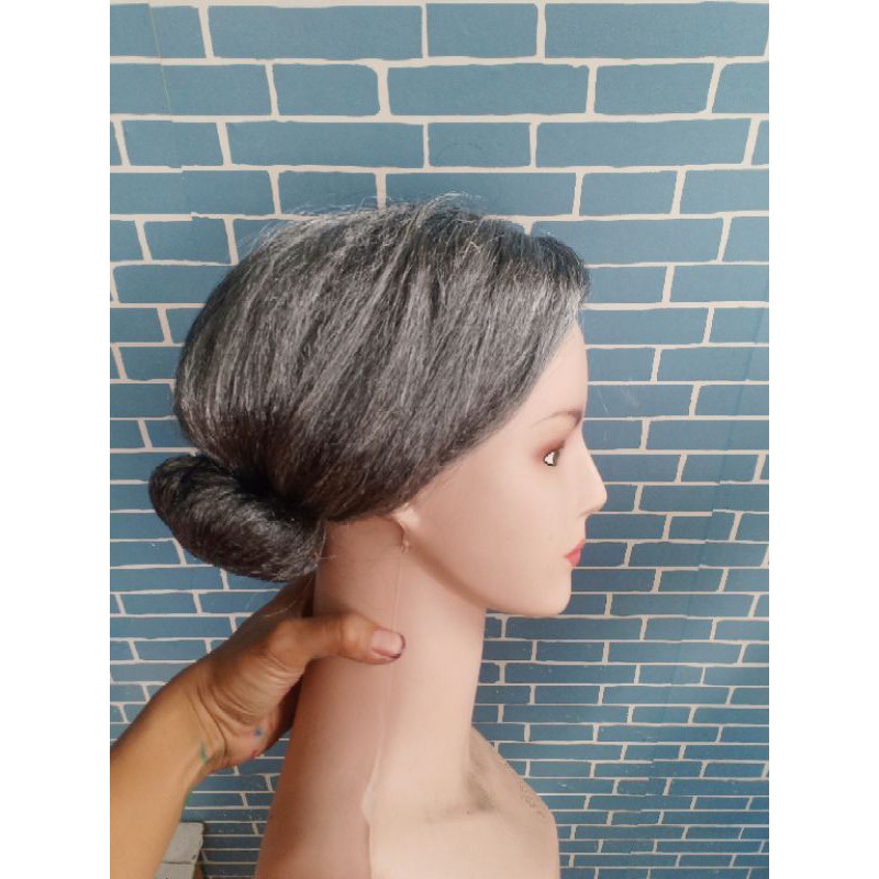 WIG RAMBUT PALSU GRANNY NENEK TUA