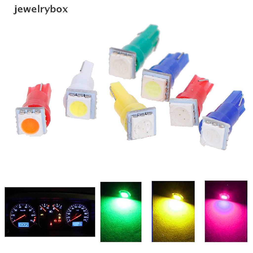 [Box] 50Pcs LED T5 5050 Instrument Light bulbs 24V DC LED Car Auto Gauge Lamp Boutique