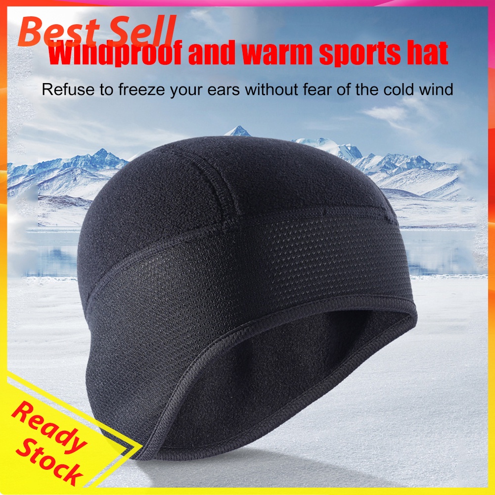 Winter Windproof Cycling Warm Cap Thermal Fleece Bike Riding Beanie Hats