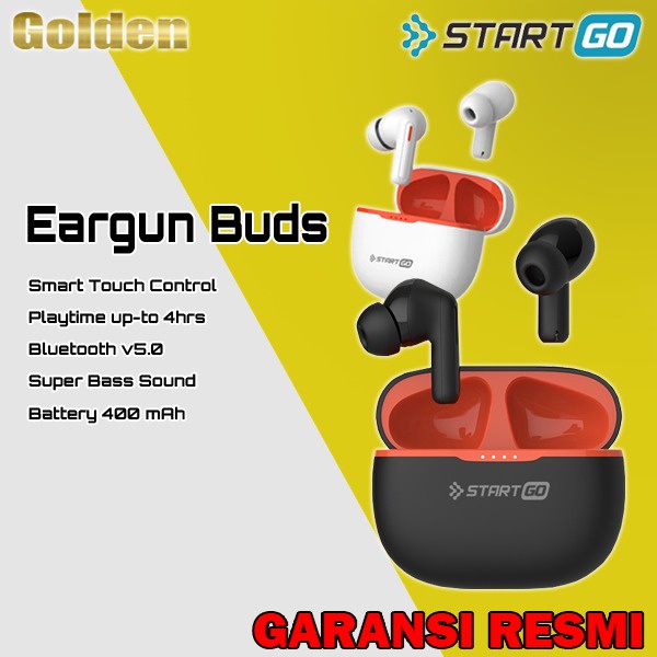 ADVAN STARTGO EarGun Buds TWS Bluetooth Wireless Eraphone Garansi Resmi