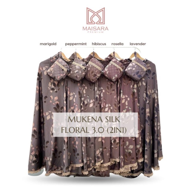 ✔️100% MAISARA PREMIUM✔️ Mukena Maisara Premium floral