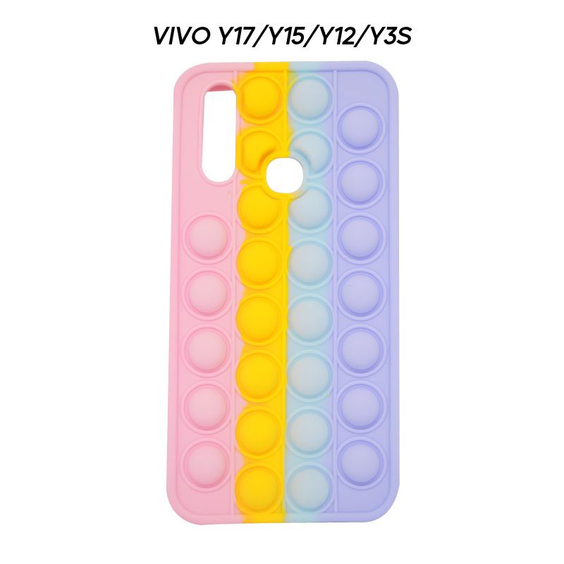 Case POP IT Vivo y12 y15 y17 Silicone POP IT 3D Polos