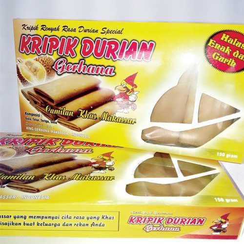 

kripik durian cap GERHANA 150 gr