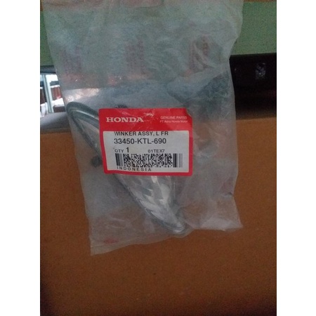Lampu Sein Kiri Depan Honda Revo Ori 33450KTL690
