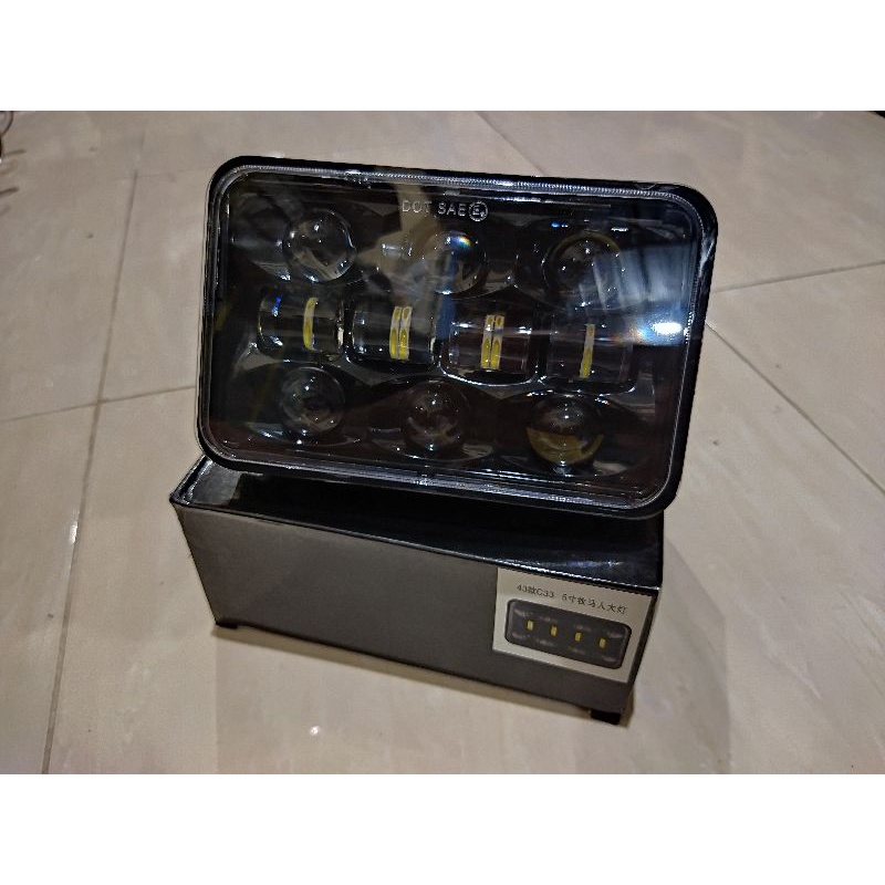 Lampu daymaker kotak GL100 GL Max RX-S win100 lampu daymaker GL 4×6inch DOT SAE