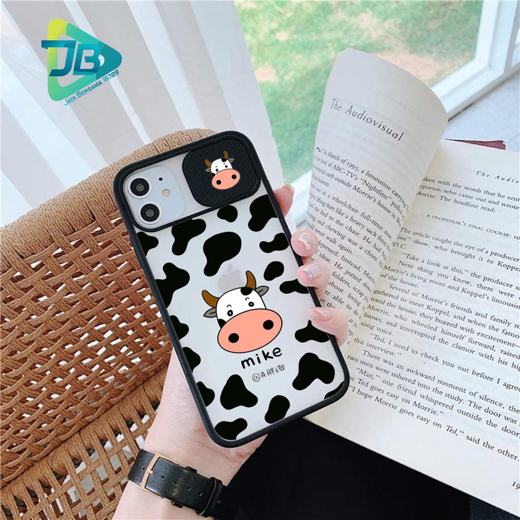 SOFTCASE SLIDE KAMERA COW OPPO VIVO SAMSUNG XIAOMI REALME IPHONE ALL TYPE JB4975