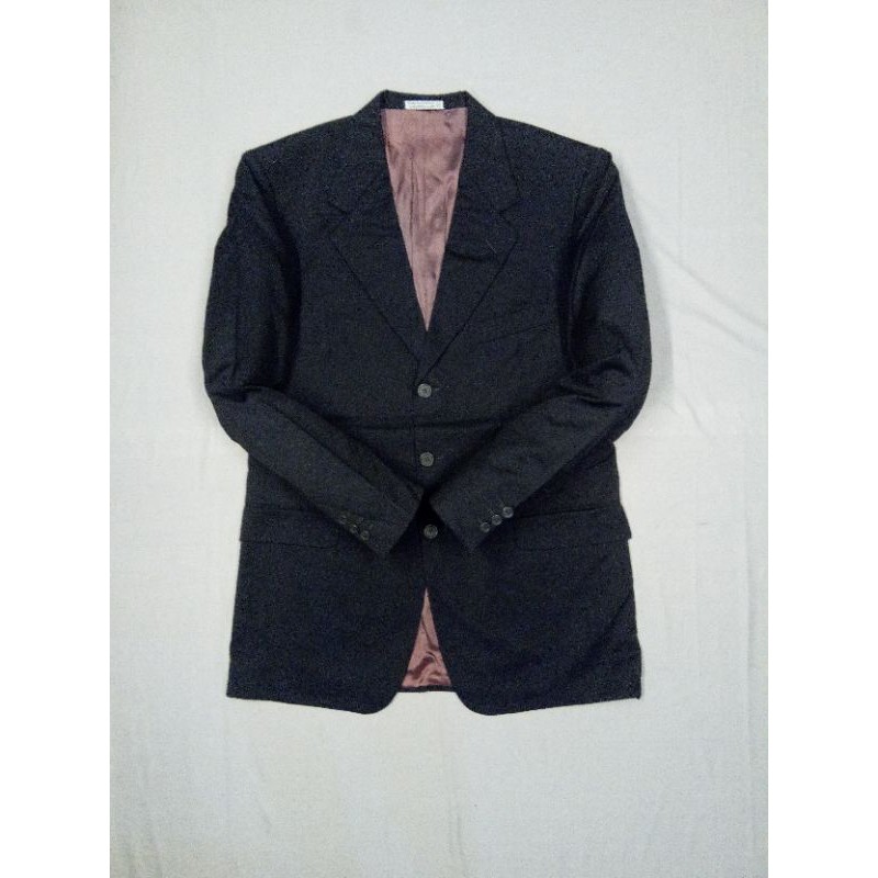 jas hitam pria/068/emanuel/blazer hitam pria/blazer murah/jas second/jas slimfit pria/blazer slimfit
