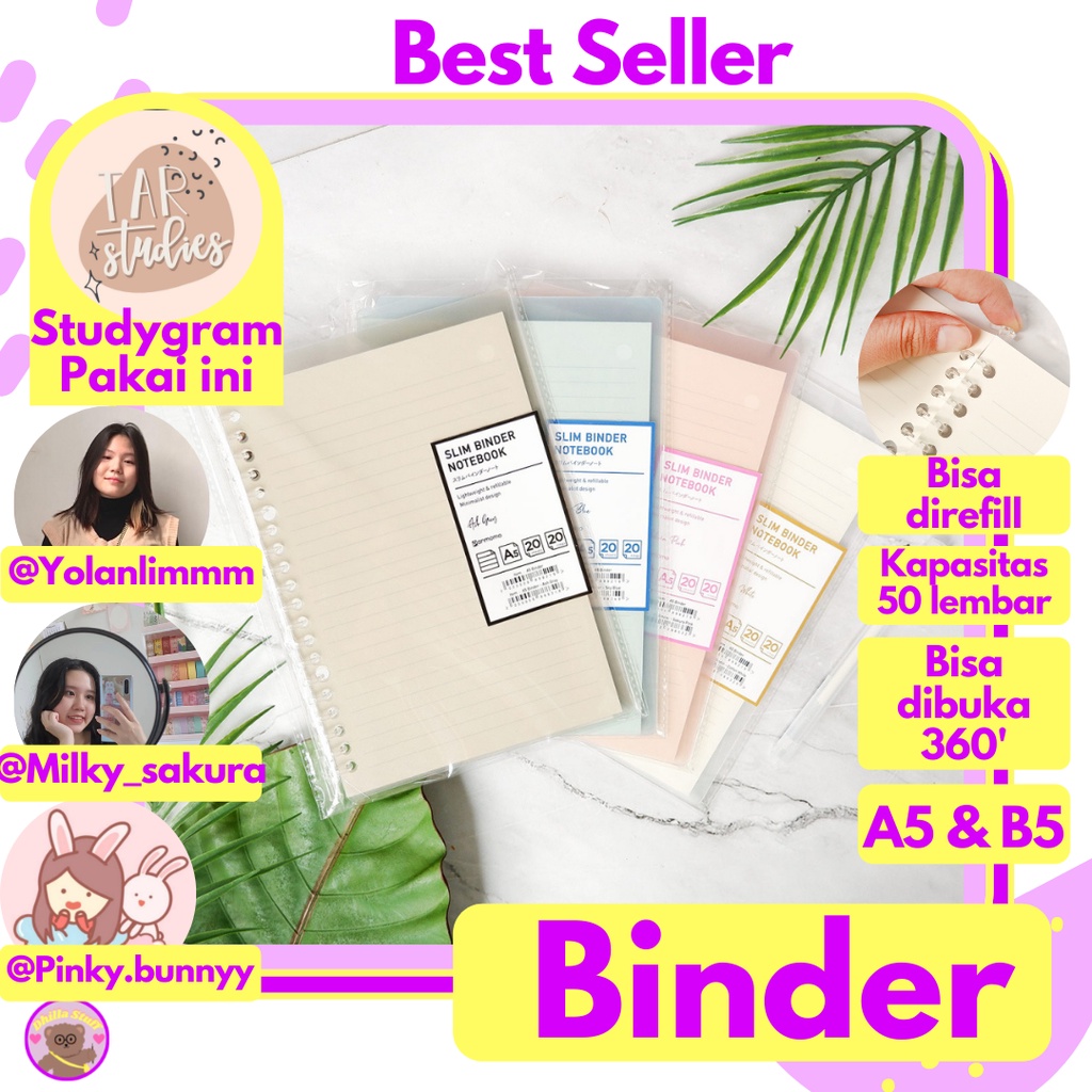 

Dhilla Stuff – Binder tipis minimalist | Panmomo Slim File Binder Notebook