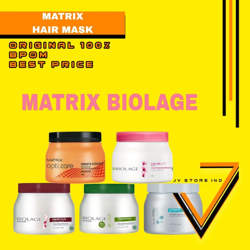Matrix Opti Care Mask 490gr - Masker Perawatan Rambut Setelah Smoothing