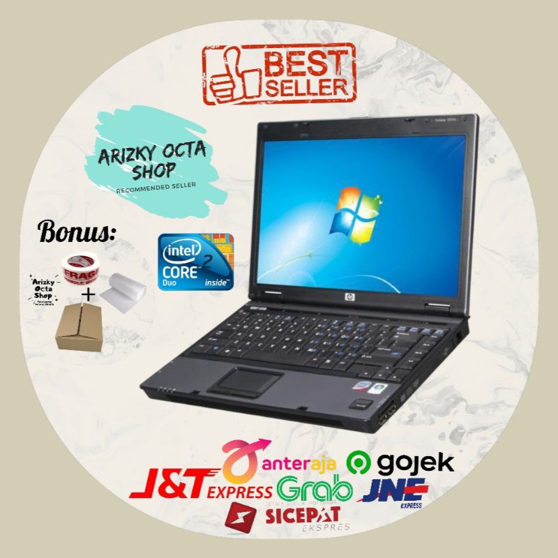 BEST SELLER Laptop Hp Core 2 Duo Ram 4GB Hdd 500GB Webcam bisa Zoom Murah paling dicari diminati