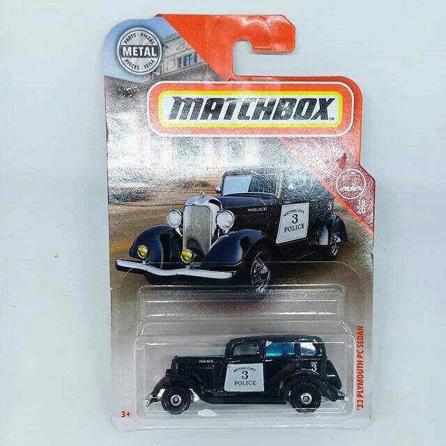 Diecast plymouth sedan police