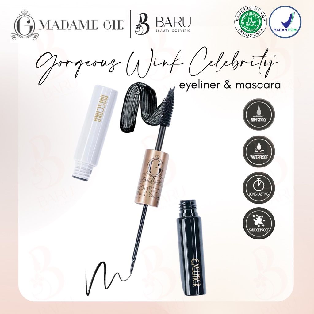 MADAME GIE Gorgeous Wink Celebs Mascara Eyeliner 2 in 1