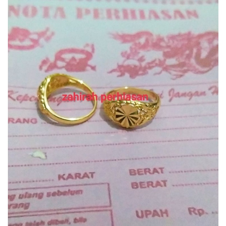 CINCIN COIN LAPIS EMAS 24K BELI 1 GRATIS 1