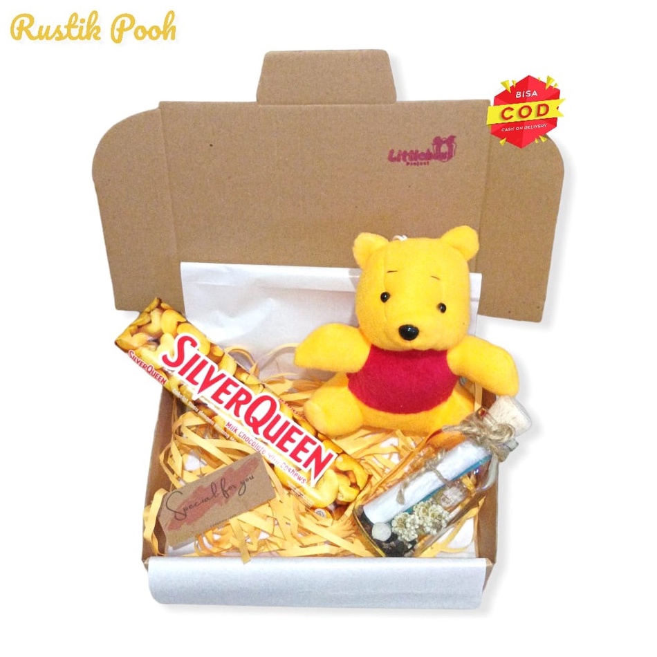 

KUKADOIN HAMPERS RUSTIK POOH KADO AESTHETIC HADIAH PACAR TEMAN ULTAH