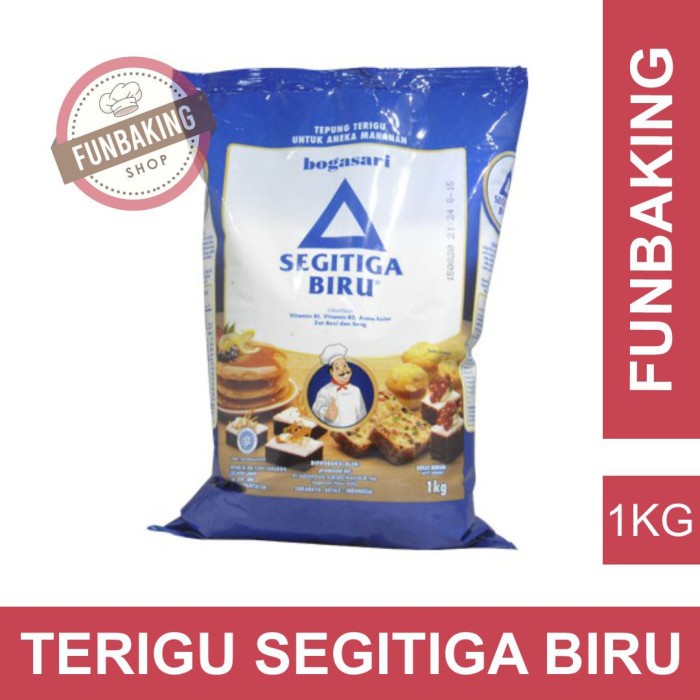 

Ds501D0 Funbaking - Tepung Terigu Segitiga Biru Premium 1 Kg Bogasari Gr0B1