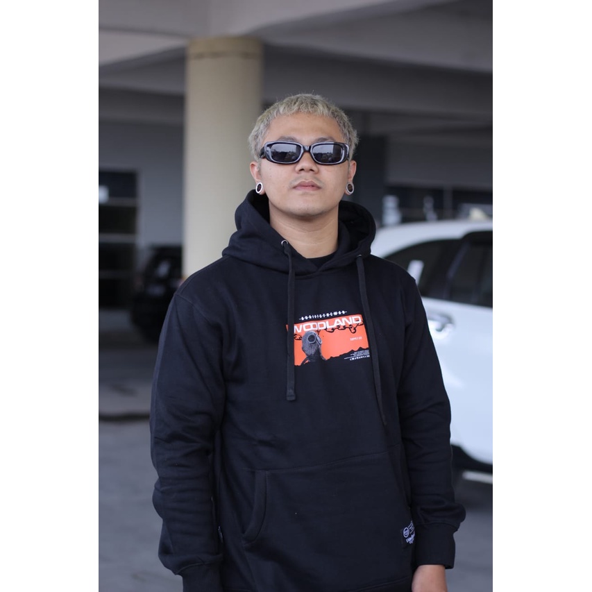 Woodland Pullover Hoodie || Againts The War Black