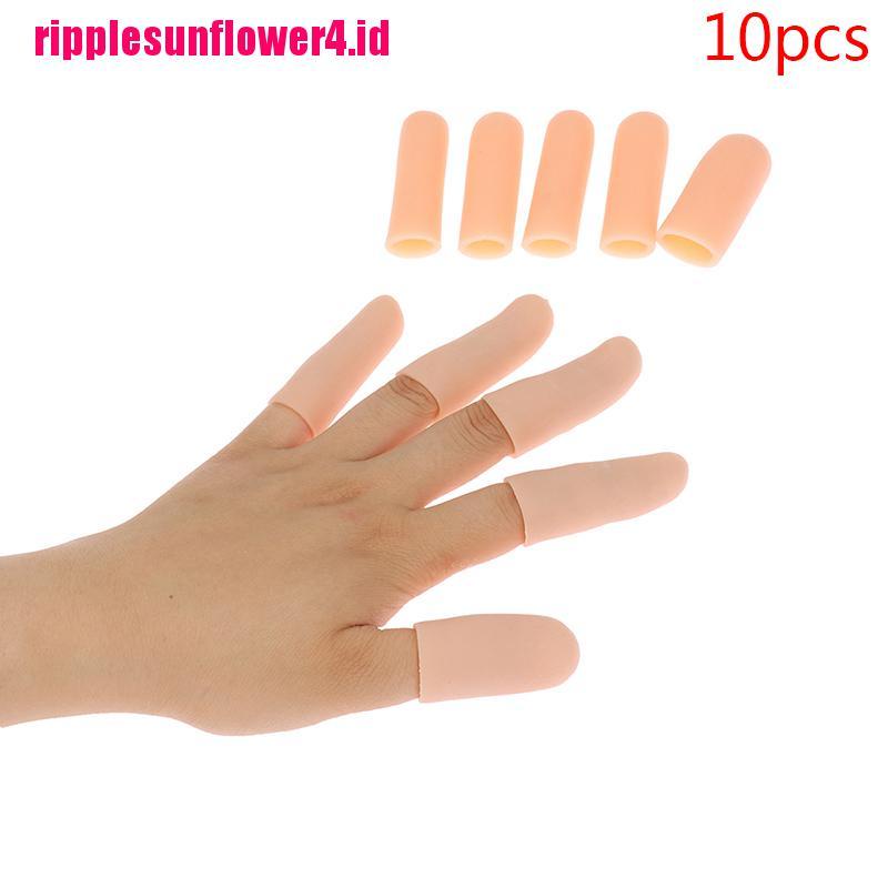 10pcs / set Pelindung Jari Kaki Bahan Silikon Untuk Pereda Sakit