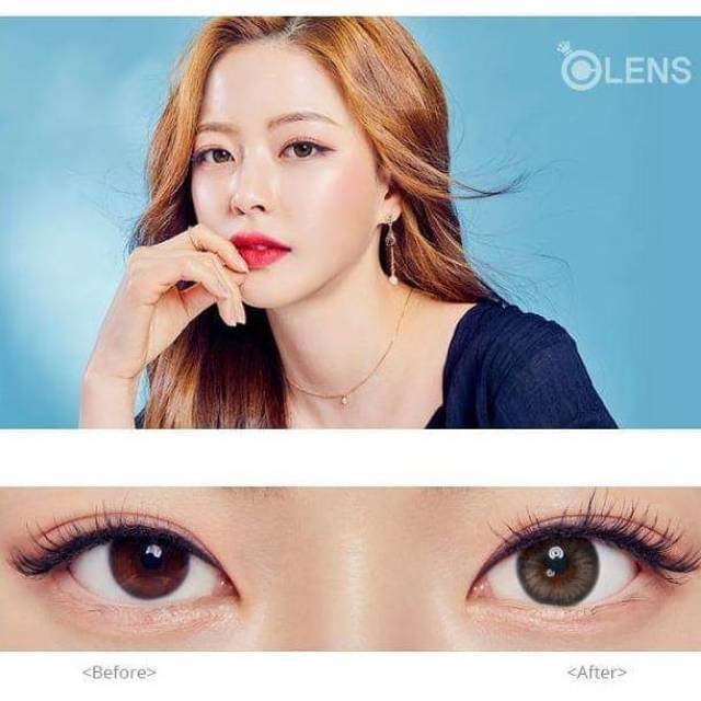 Softlens O-Lens Princess Spanish Circle Warna Gray Grey Brown Dupe Olens Natural Soflens Soft Lens