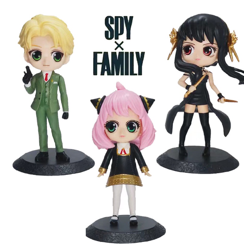 Action Figure Anime Mata Besar Loid Yor Forger Bahan PVC Untuk Koleksi