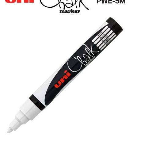 

UNI Chalk Marker PWE-5M Marker Pen (Medium Point) - Black
