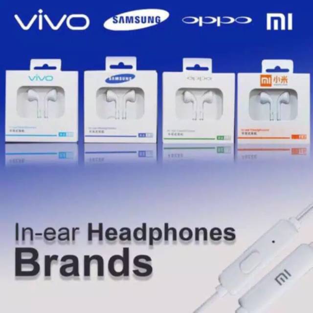 Headset/Earphone/Handsfree VIVO OPPO XIAOMI SAMSUNG JBL 100% ORIGINAL