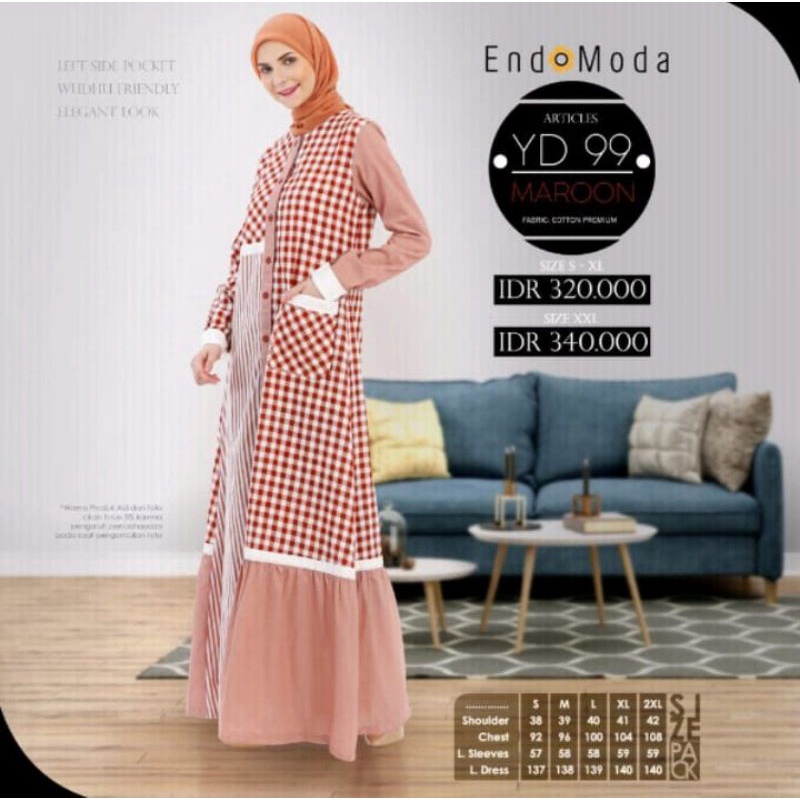 GAMIS ENDOMODA YD 99 RED/SIZE XL